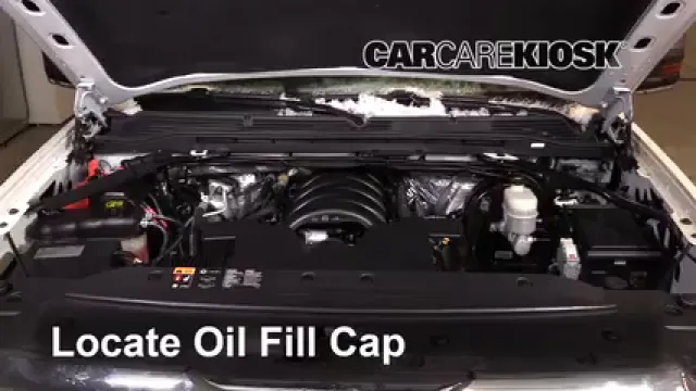 2016 GMC Sierra 1500 SLT 6.2L V8 Crew Cab Pickup Huile Ajouter de l'huile